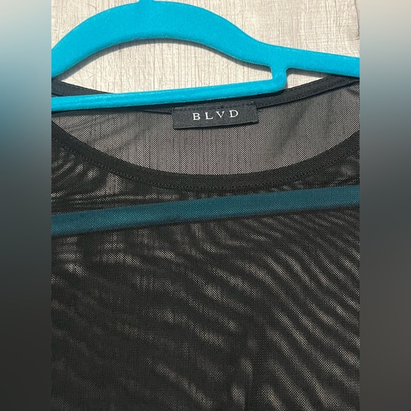 Two Piece Pant Set with Sheer Bodysuit - Picture 4 of 14